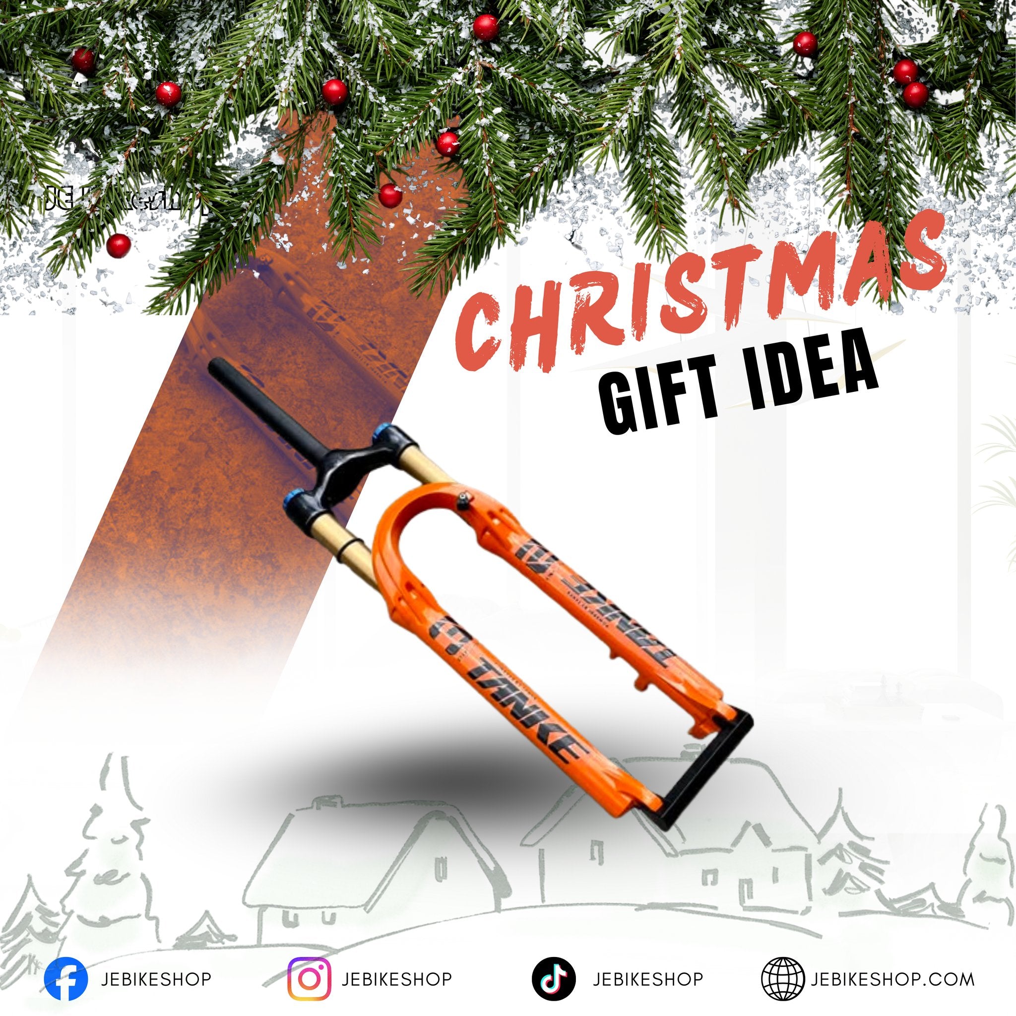 TANKE AIR SUSPENSION FORK NON-TAPERED 120MM QR