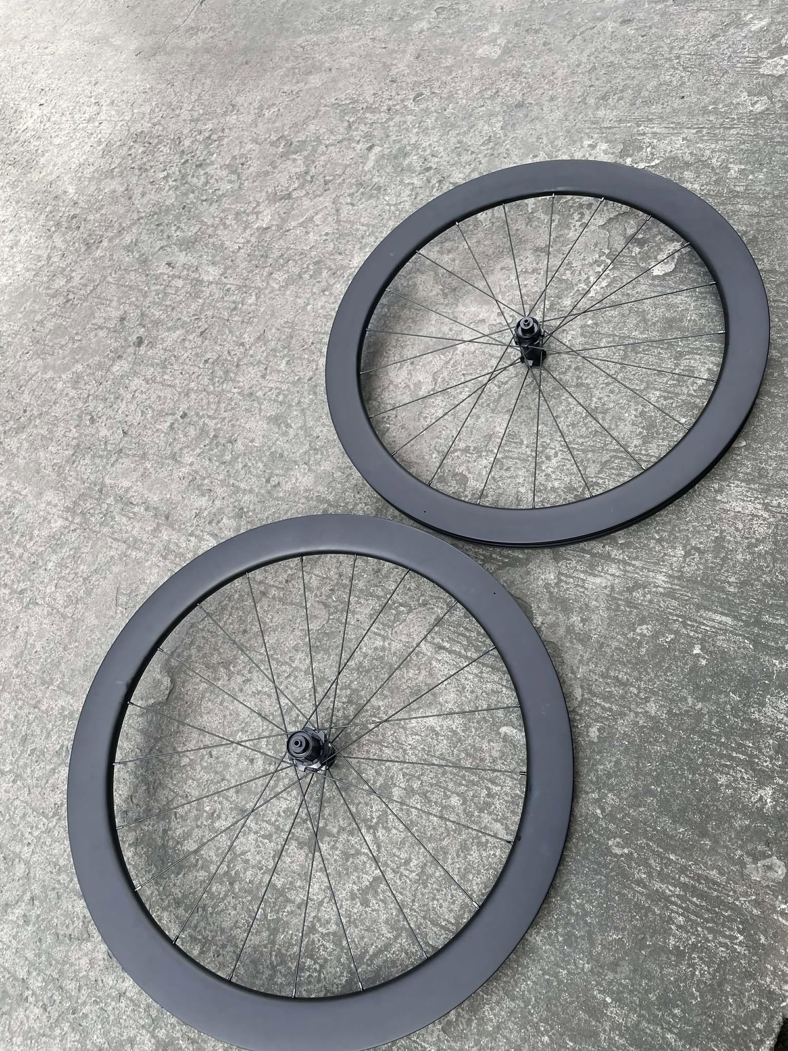 T800 CARBON RIMSET WITH TAIWAN PILLAR SPOKES 55MM 1 PAIR QUICK RELEASE 21HOLES