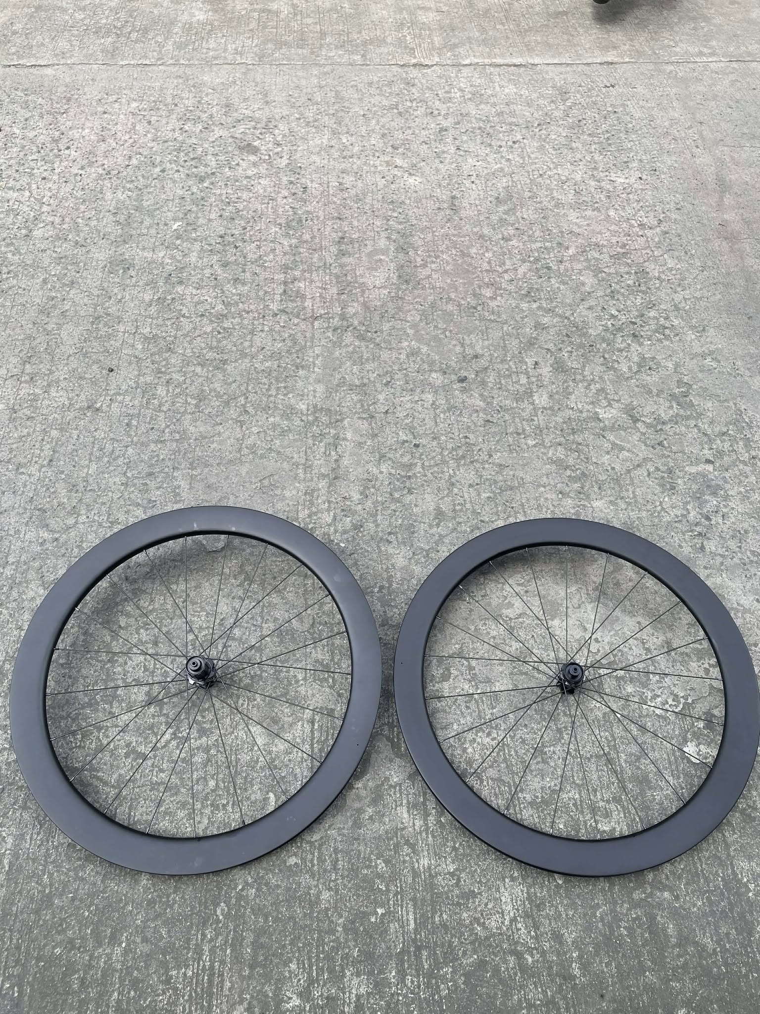T800 CARBON RIMSET WITH TAIWAN PILLAR SPOKES 55MM 1 PAIR QUICK RELEASE 21HOLES