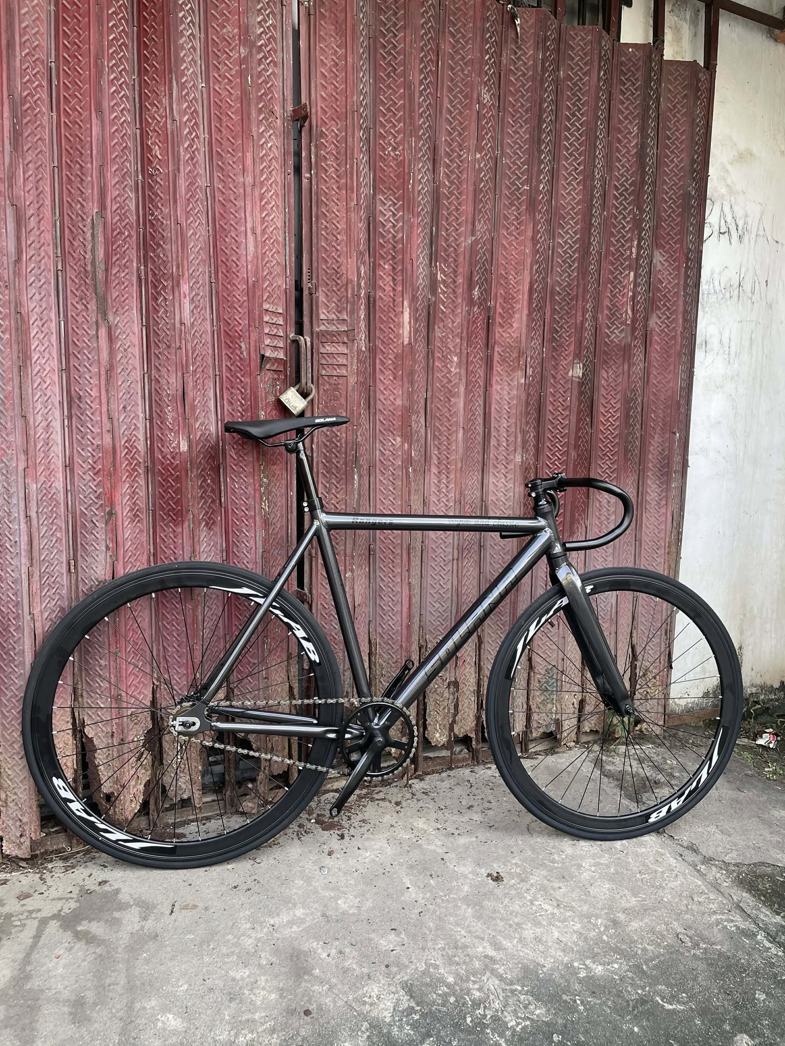 Solana Ranger Fixie/single speed Whole bike (Alloy)  SOLANA RANGER (BLACK)