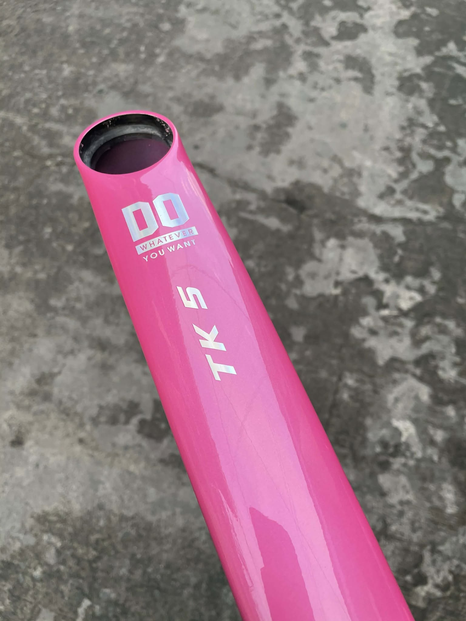 TANKE TK 5, 29ER FULL CARBON V1 THRU AXLE BOOST SIZE “SMALL” BLUE PINK COTTON CANDY