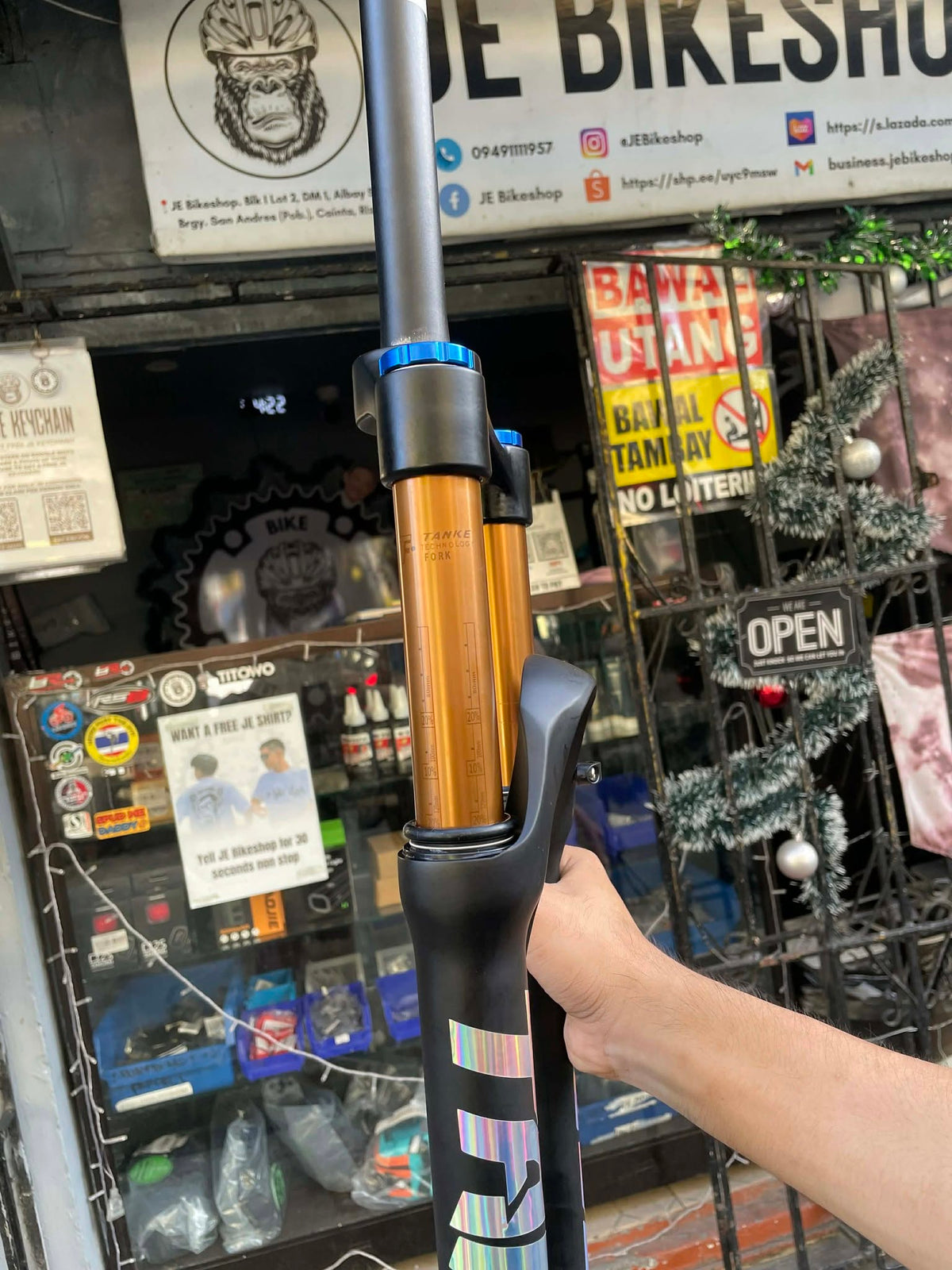 TANKE TF300 AIR SUSPENSION 27.5 QUICK RELEASE 120MM TRAVEL