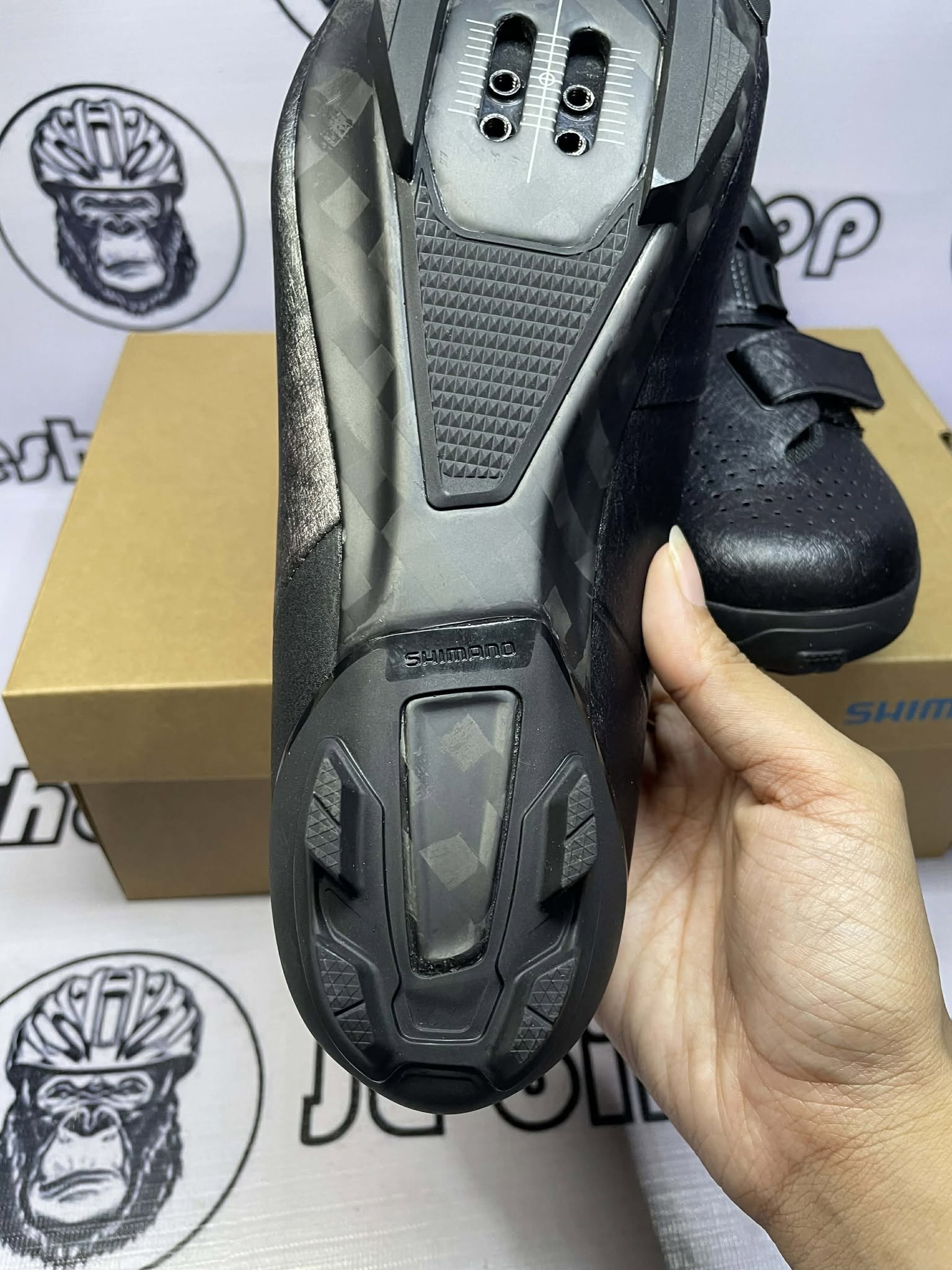 Shimano RX801 GRAVEL/MTB  CARBON  WIDE TROPICAL 44  Shoe