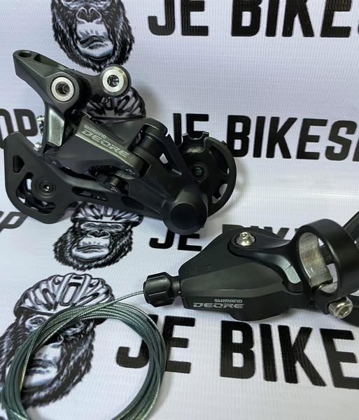 Shimano M4120 10s MTB drivetrain upgrade with M4100 42T cassette and 10-11S chain