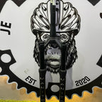 Manitou Markhor 29-inch air suspension fork with lightweight design.