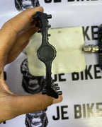 BUCKLOS anti-slip flat pedals for mountain biking.
