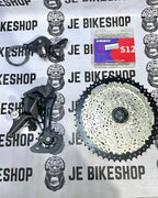 SHIMANO 12 SPEED DEORE M6100 RD AND SHIFTER TT PRO COGS 11-50 T W TANKE CHAIN