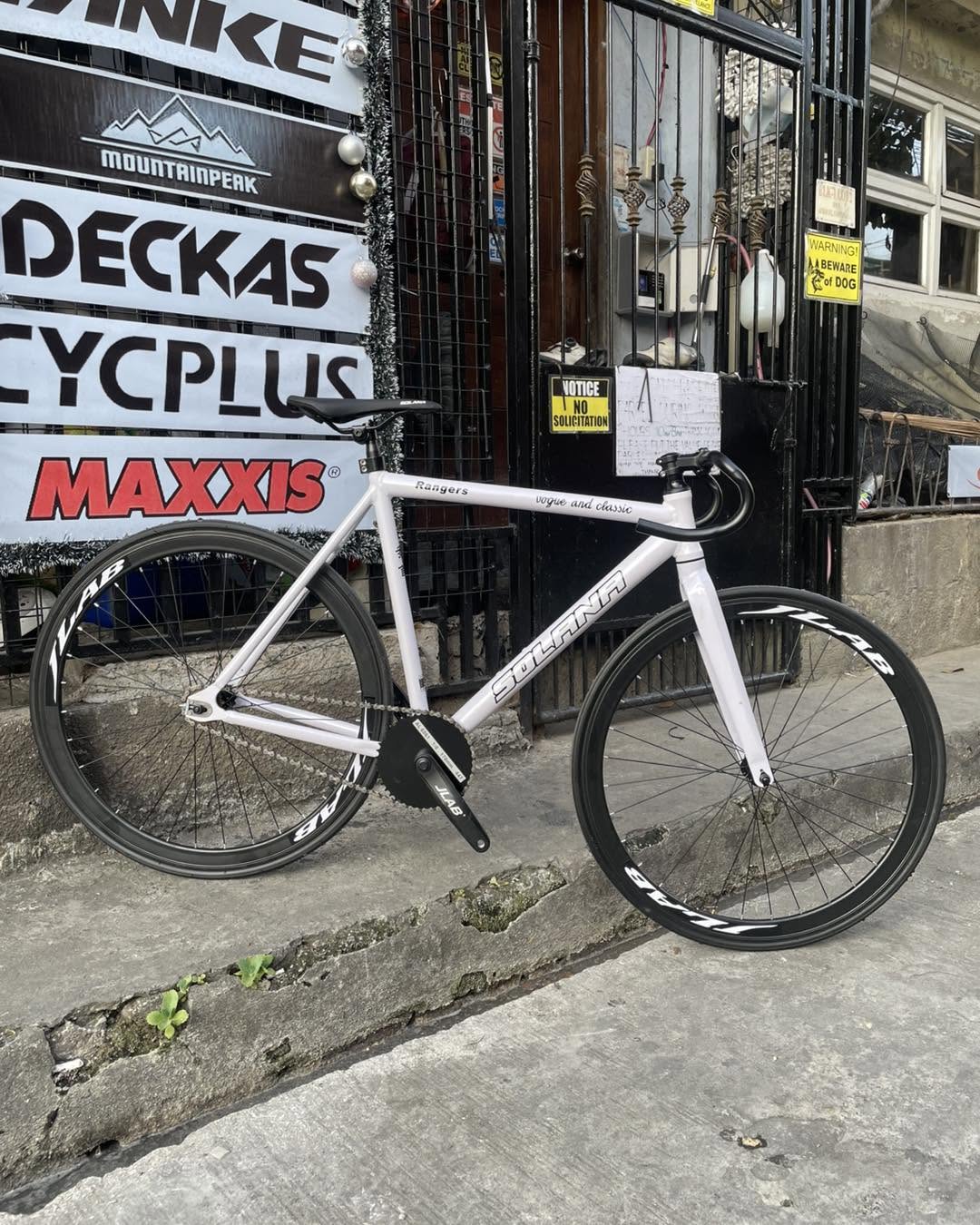 SOLANA RANGER  FIXIE/SINGLE SPEED WHOLE BIKE ALLOY SOLANA RANGER (WHITE)
