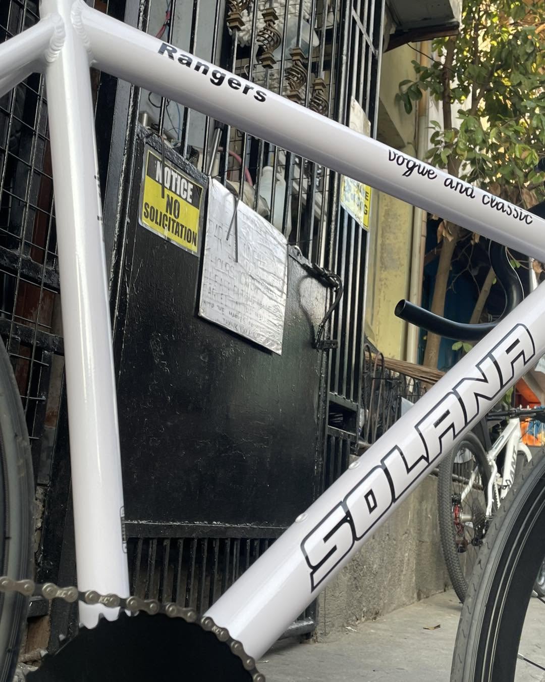 SOLANA RANGER  FIXIE/SINGLE SPEED WHOLE BIKE ALLOY SOLANA RANGER (WHITE)