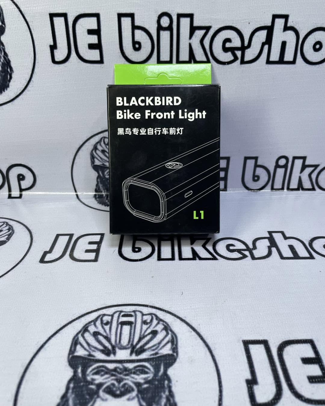 BLACKBIRD BIKE L1C  FRONT LIGHT WITH USB CHARGER, 8 HOURS RUN TIME, 400 LUMENS, 2000mAH BATTERY WATERPROOF