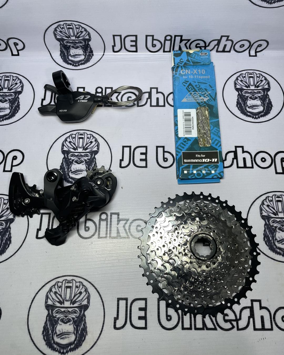 LTWOO A7 ELITE RD AND SHIFTER SHIMANO 10 - 11 SPEED CHAIN WITH HENGYANG 11 - 42 T COGS