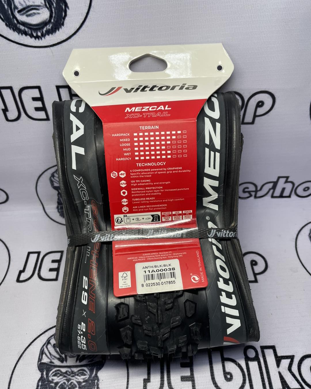 VITTORIA GRAPHENE 2.0 MEZCAL XC - RACE AND TRAIL FOLDING TIRE TUBELESS READY 29 X 2.35