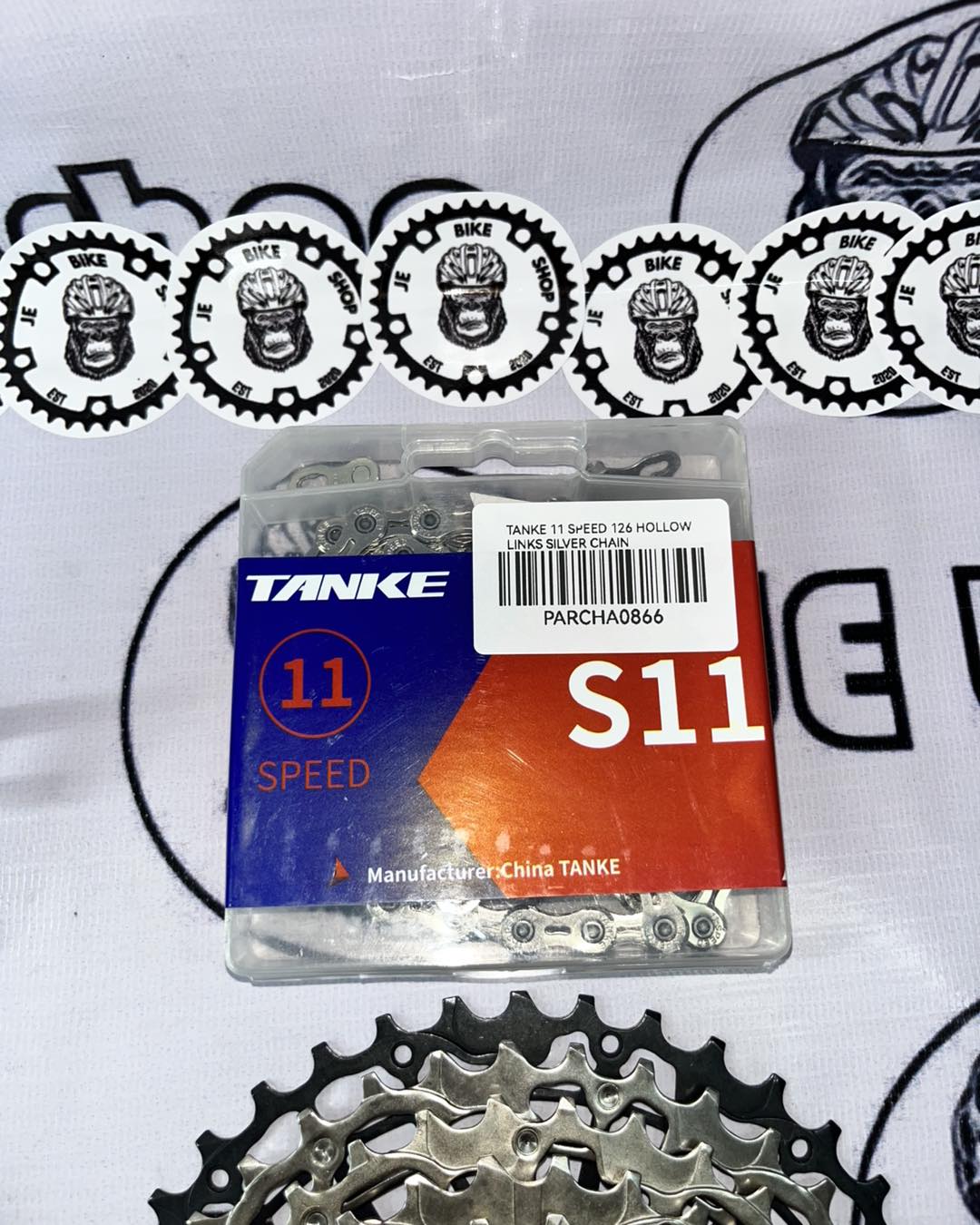 SHIMANO DEORE M5120 RD AND M5100 SHIFTER WITH HOLLOW TANKE CHAIN AND ULTRA LIGHT SUNSHINE 11-40T  COGS