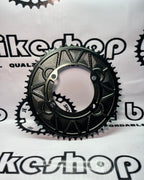 WUZEI 110 BCD 52T CHAINRING ROUND BLACK / PURPLE