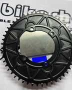 WUZEI 110 BCD 52T CHAINRING ROUND BLACK / PURPLE