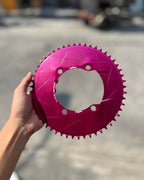 WUZEI 110 BCD 52T / 54T ROUND PURPLE CHAINRING