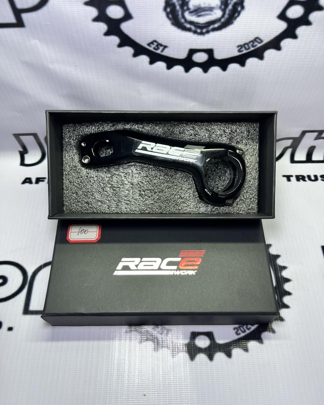 RACEWORK SLAMMED STEM  100MM -20°