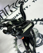 SHIMANO DEORE MT420 HYDRAULIC DISC BRAKE SET BL-MT401 BRAKE LEVER AND BR-MT420 BRAKE CALIPER 4 PISTON / QUAD PISTON