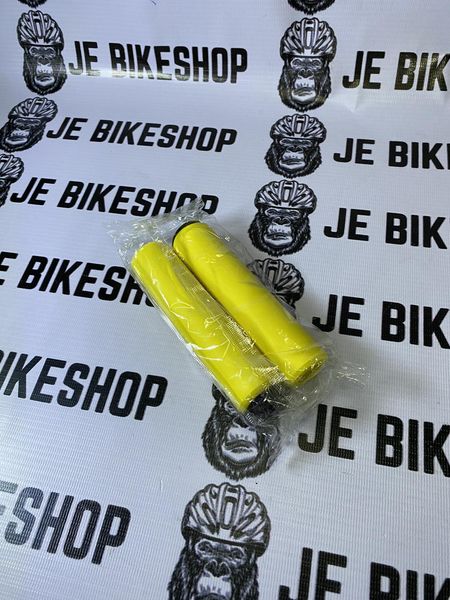 SILICON YELLOW BICYCLE HANDLE GRIPS