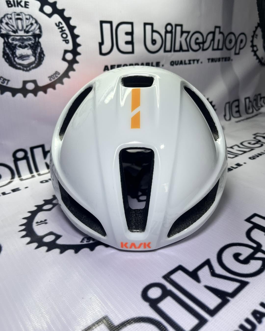 KASK UTOPIA WHITE ORANGE MEDIUM