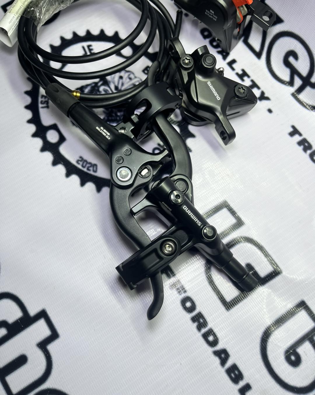 SHIMANO BL- M4100 DEORE HYDRAULIC DETACHED LEVER EXTERNAL ROUTING  BRAKE SET