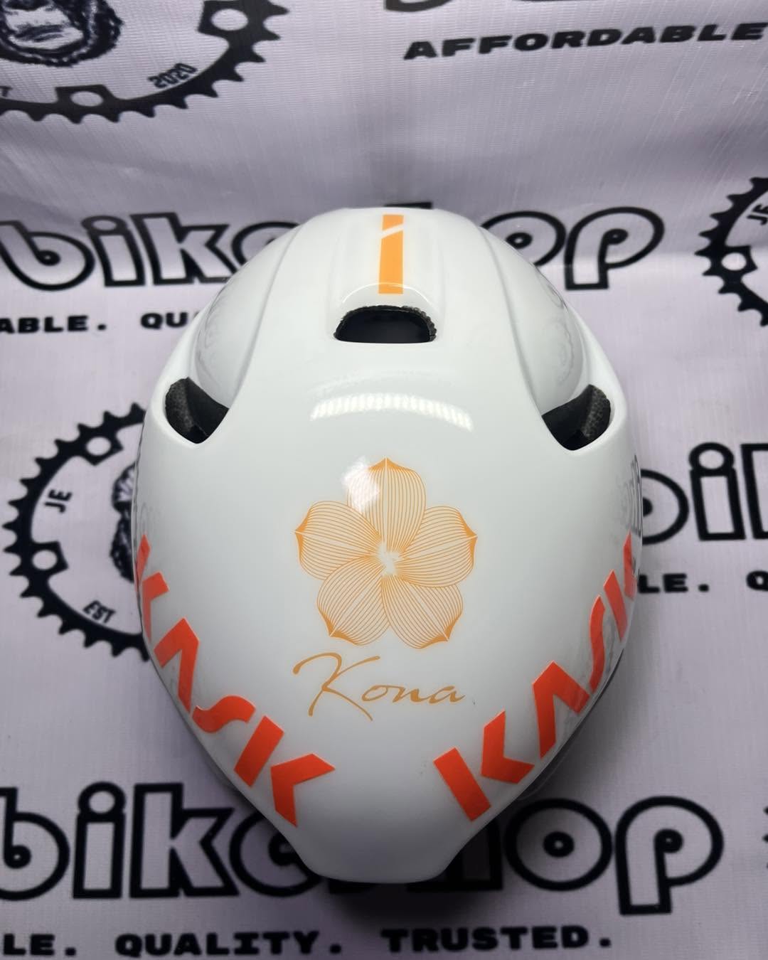 KASK UTOPIA WHITE ORANGE MEDIUM