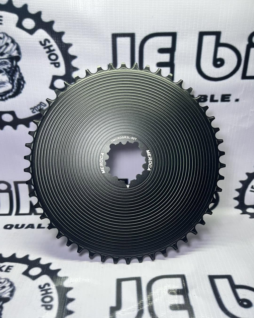 MEROCA ROAD BIKE CLOSED NARROW-WIDE SINGLE CHAINRING GXP 3- BOLT DIRECT MOUNT ALUMINUM ALLOY 8-12 SPEED 42-56T FIT SRAM MTB