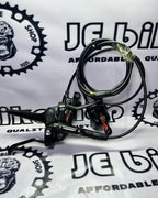 SHIMANO MT200 HYDRAULIC BRAKE DETACHED LEVER ( EXTERNAL CABLING ) BRAKE SET
