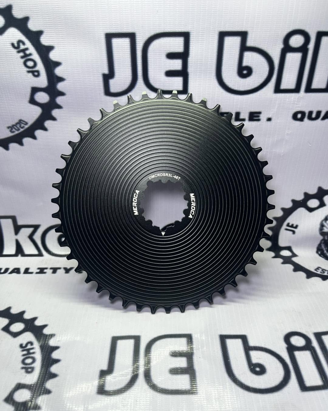 MEROCA ROAD BIKE CLOSED NARROW-WIDE SINGLE CHAINRING GXP 3- BOLT DIRECT MOUNT ALUMINUM ALLOY 8-12 SPEED 42-56T FIT SRAM MTB