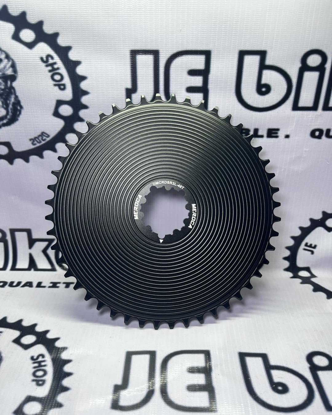 MEROCA ROAD BIKE CLOSED NARROW-WIDE SINGLE CHAINRING GXP 3- BOLT DIRECT MOUNT ALUMINUM ALLOY 8-12 SPEED 42-56T FIT SRAM MTB