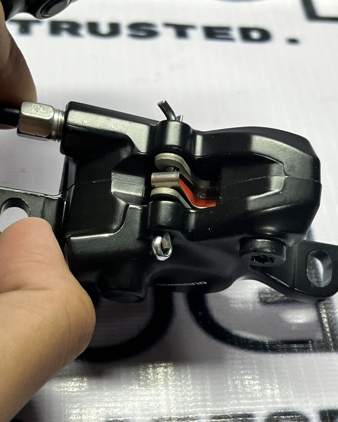 SHIMANO MT200 HYDRAULIC BRAKE DETACHED LEVER ( EXTERNAL CABLING ) BRAKE SET