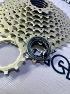Shimano Deore M4120 10 speed groupset with M4100 42T cassette and Shimano 10-11S chain