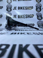 Oulaiou bike shades black frame, clear protective lenses.