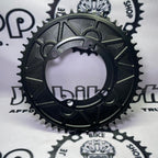 WUZEI 52T 104BCD ROUND BLACK CHAINRING