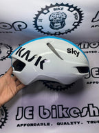 KASK UTOPIA WHITE BLUE MEDUIM HELMET