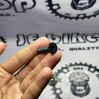 FLAT BLACK TOP CAP WITH STEEL BOLT ALUMINUM CAP