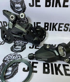 SHIMANO DEORE M4120 W SHIMANO CHAIN & M4100 COGS 11-42T 10S UPKIT