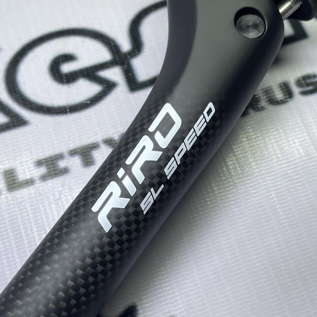 RIRO SL SPEED 27.2 X 400MM SETBACK  CARBON SEATPOST LIGHT WEIGHT 150 G