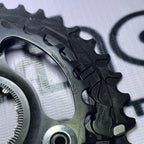 SHIMANO 36 / 26 T SH DIRECT ROUND BLACK CHAINRING  2BY  DEORE XT