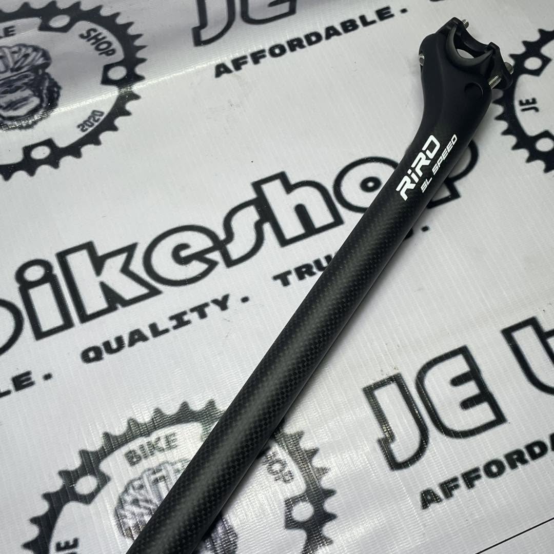 RIRO SL SPEED 27.2 X 400MM SETBACK  CARBON SEATPOST LIGHT WEIGHT 150 G