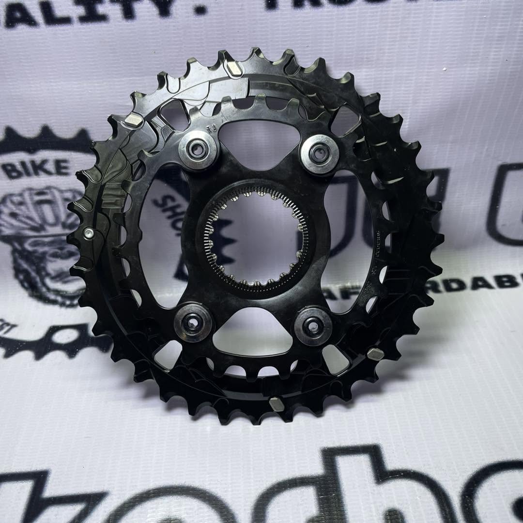 SHIMANO 36 / 26 T SH DIRECT ROUND BLACK CHAINRING  2BY  DEORE XT