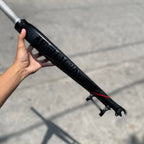 MEROCA RIGID FORK WITH BOX SIZE 29 BLACK  RIGID ALUMINUM  NON TAPERED QUICK RELEASE