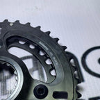 SHIMANO 36 / 26 T SH DIRECT ROUND BLACK CHAINRING  2BY  DEORE XT
