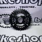 SHIMANO 36 / 26 T SH DIRECT ROUND BLACK CHAINRING  2BY  DEORE XT