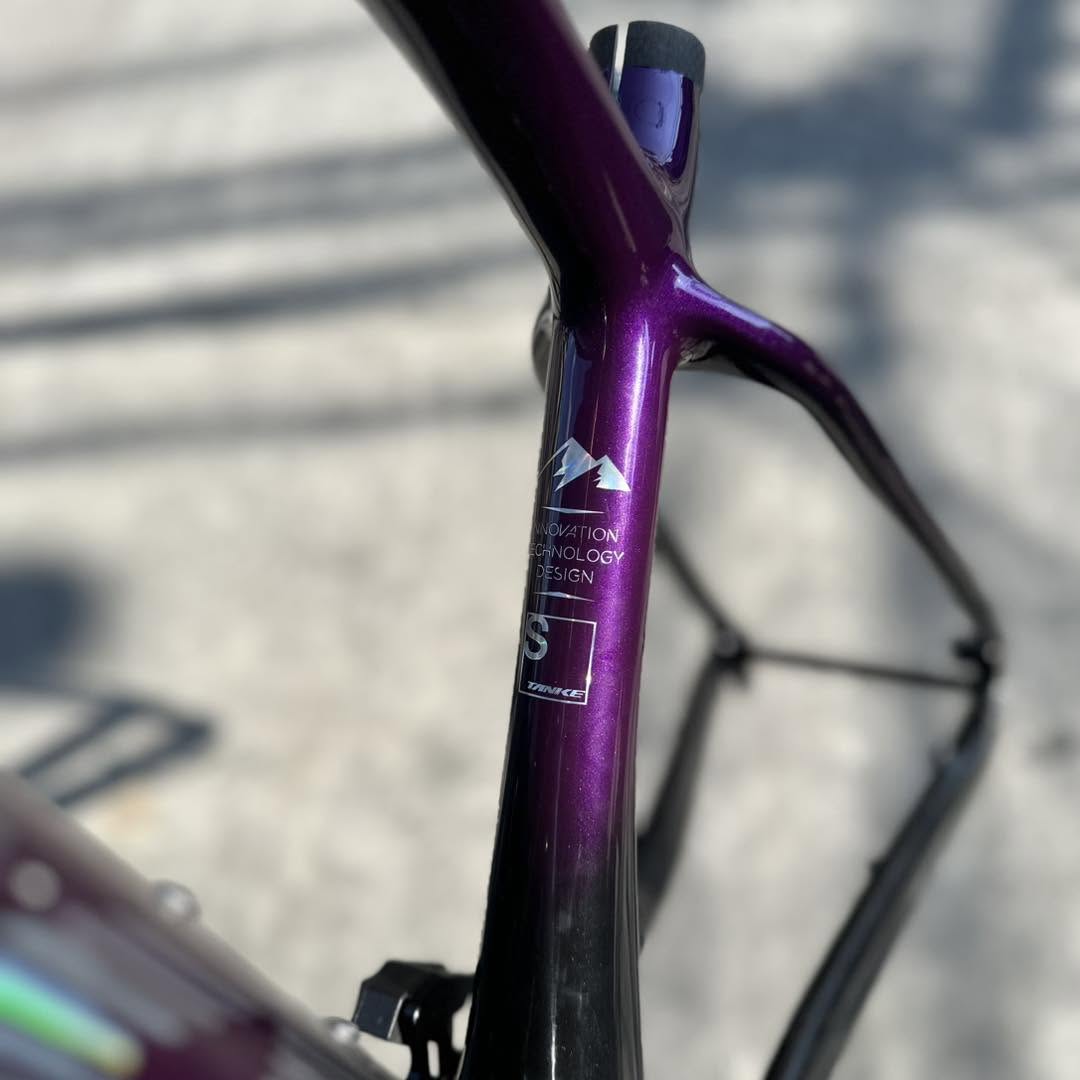 TANKE 29 ER SMALL TANKE FULL CARBON V1 PURPLE BLACK FRAME