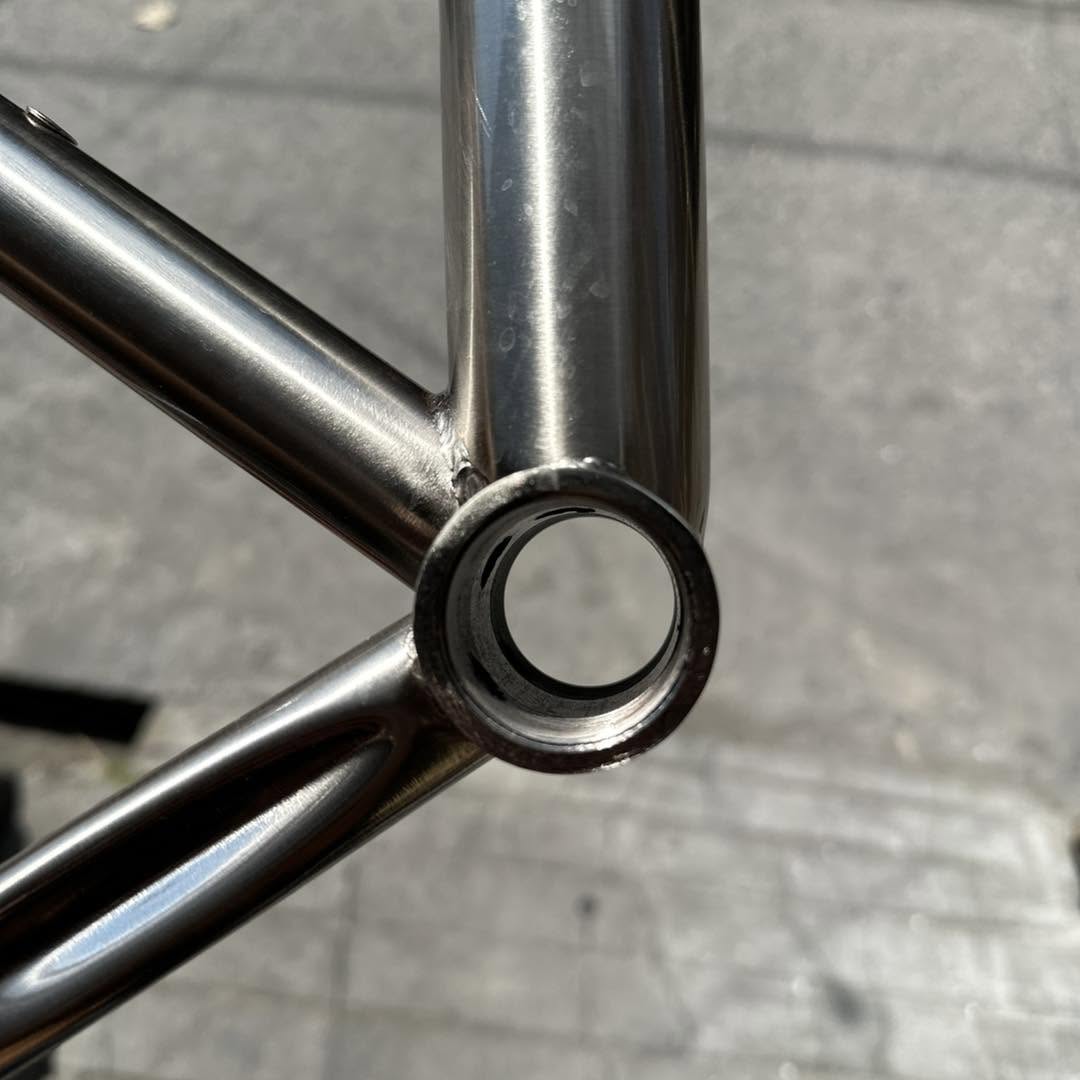 MAXZONE 27.5 CHROMOLY STEEL FINISH 1.0 SMALL SILVER 15.5 FRAME