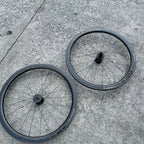 MEROCA 21/21 HOLES 42 MM THRU AXLE 6 BOLTS CARBON RIMSET