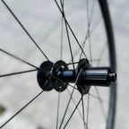 MEROCA 21/21 HOLES 42 MM THRU AXLE 6 BOLTS CARBON RIMSET