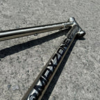 MAXZONE 27.5 CHROMOLY STEEL FINISH 1.0 SMALL SILVER 15.5 FRAME