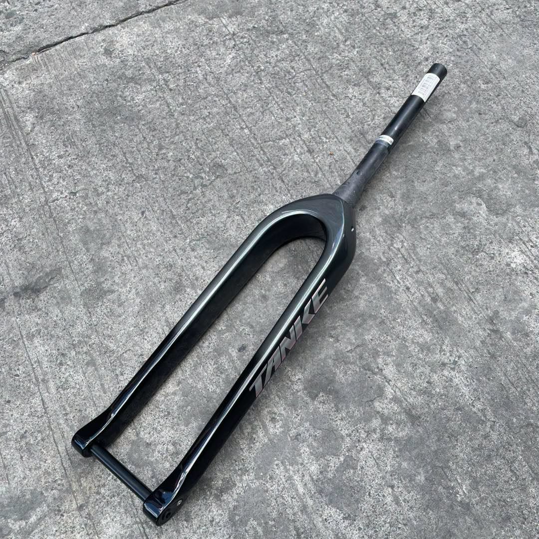 TANKE 27.5 GRAY / BLACK GLOSSY CARBON RIGID